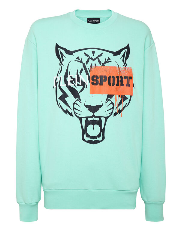 plein sport Sweatshirt Tiger mint green