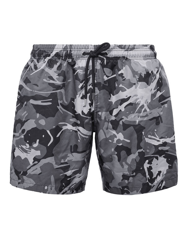 plein sport Swim-Trunks Camouflage black