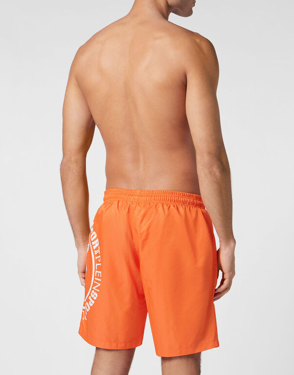 Plein Sport Swim-Trunks Carbon Tiger Orange