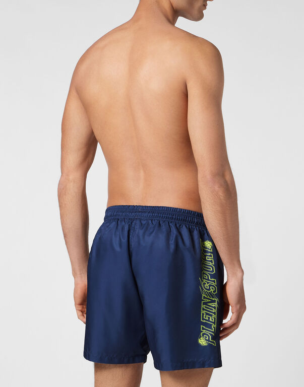 Plein Sport Swim-Trunks Dark Blue