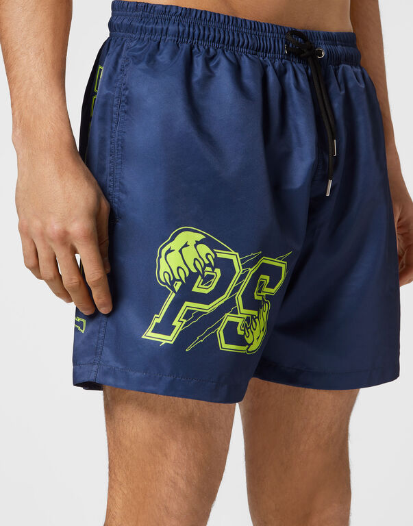 Plein Sport Swim-Trunks Dark Blue