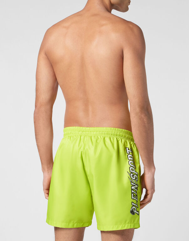 Plein Sport Swim-Trunks Green Fluo