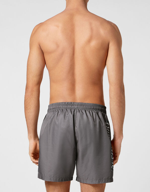 Plein Sport Swim-Trunks Grey