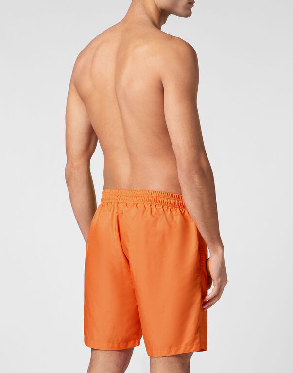 Plein Sport Swim-Trunks Scratch Orange