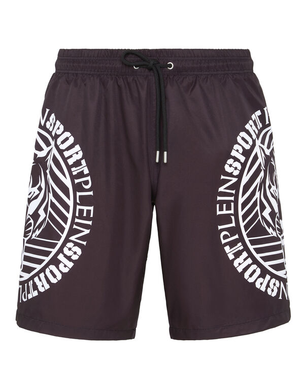 plein sport Swim-Trunks Tiger black / white