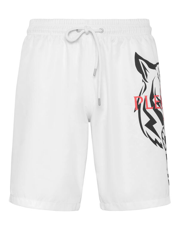 plein sport Swim-Trunks Tiger white