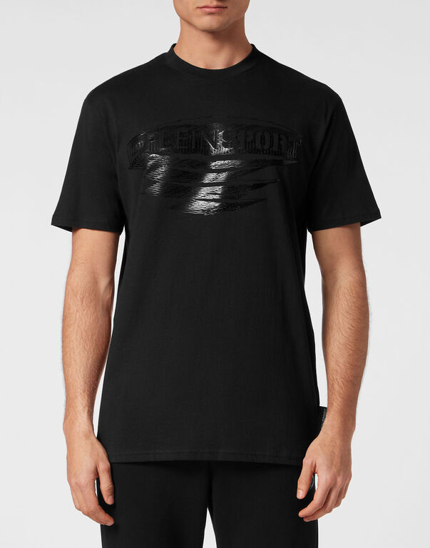 Plein Sport T-shirt Round Neck Black / Black