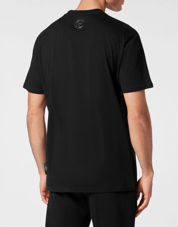 Plein Sport T-shirt Round Neck Black / Black