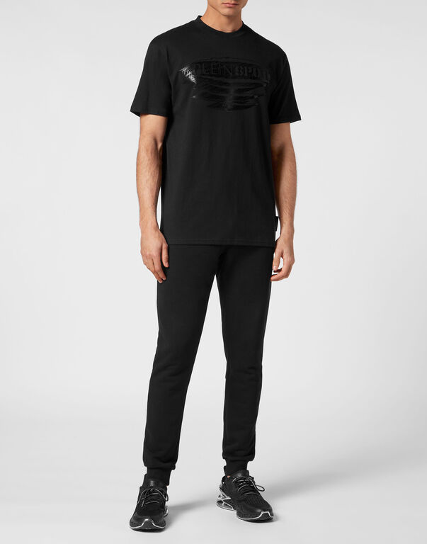 Plein Sport T-shirt Round Neck Black / Black