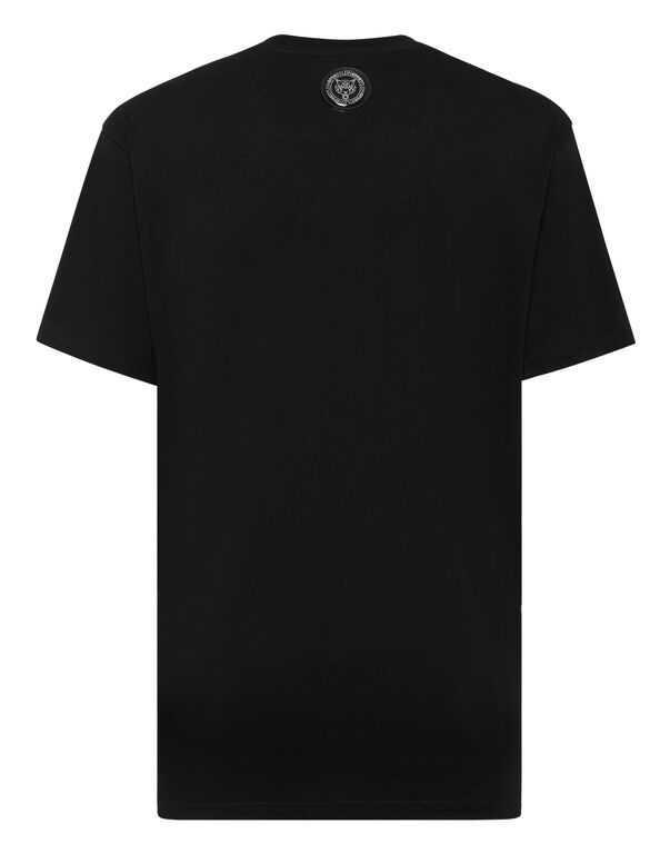 Plein Sport T-shirt Round Neck Black / Gold