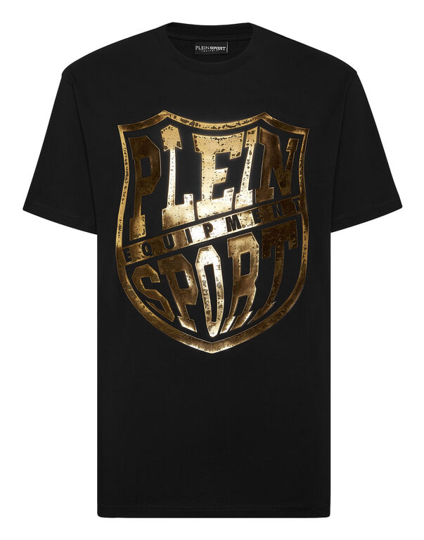 plein sport T-shirt Round Neck black / gold