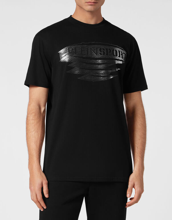 Plein Sport T-shirt Round Neck Black/silver