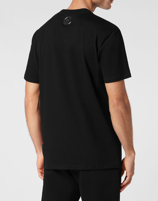 Plein Sport T-shirt Round Neck Black/silver