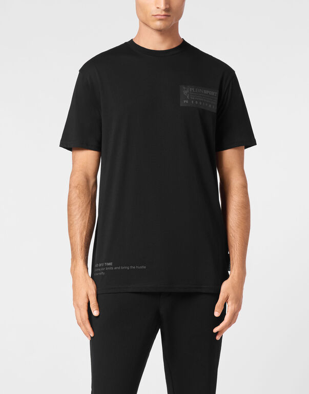 Plein Sport T-shirt Round Neck LS Black / Black