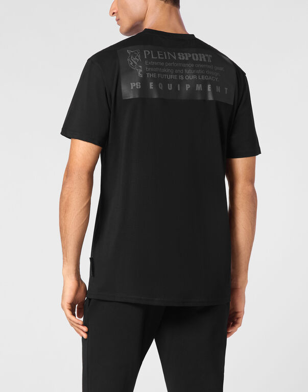 Plein Sport T-shirt Round Neck LS Black / Black