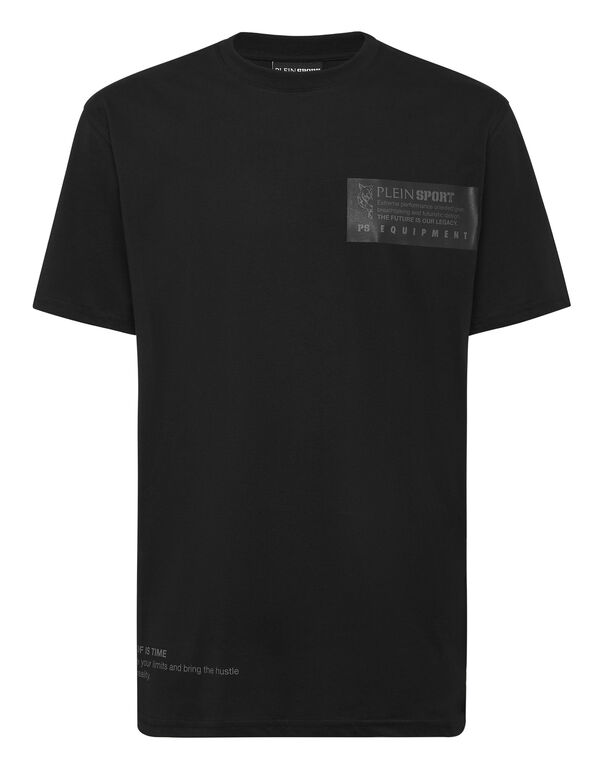 plein sport T-shirt Round Neck LS black / black