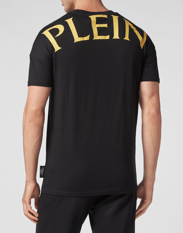 Plein Sport T-shirt Round Neck SS Black / Gold