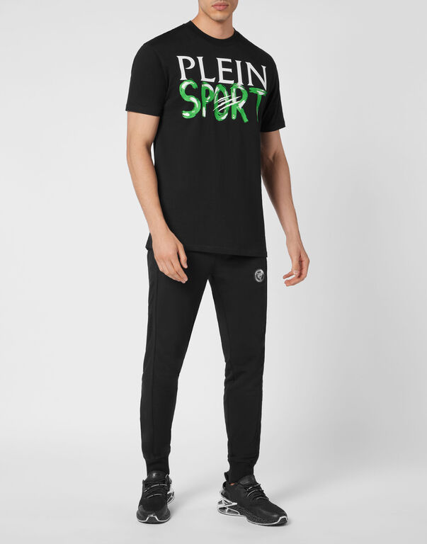 Plein Sport T-shirt Round Neck SS Black