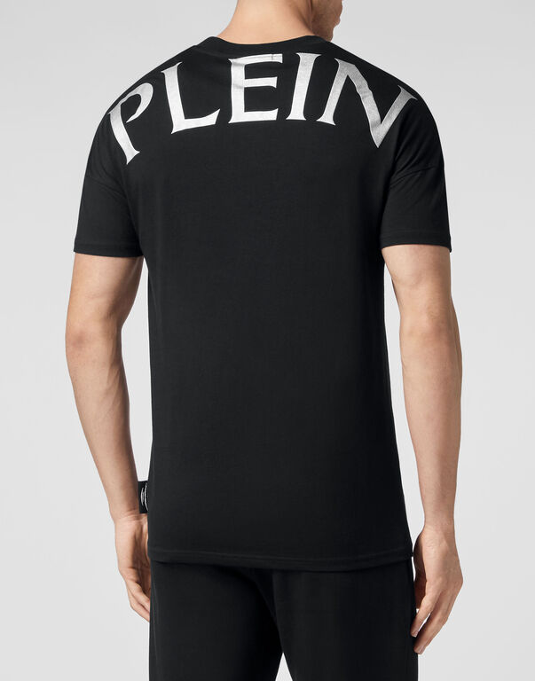 Plein Sport T-shirt Round Neck SS Black/silver