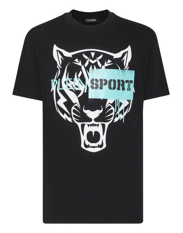 plein sport T-shirt Round Neck SS black / white