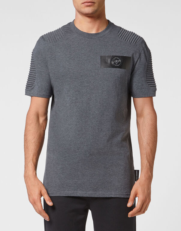 Plein Sport T-shirt Round Neck SS Grey