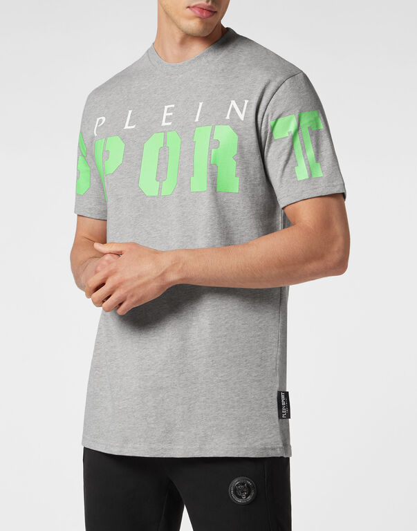 Plein Sport T-shirt Round Neck SS Grey