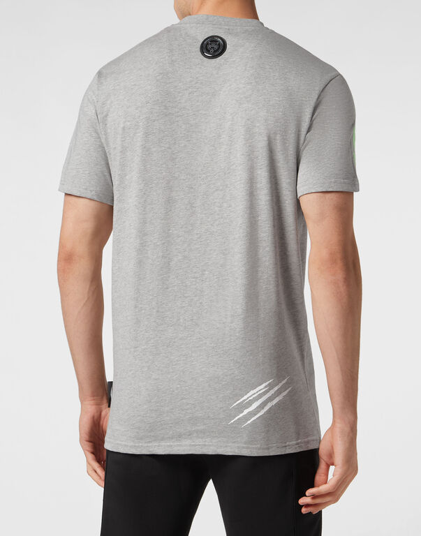 Plein Sport T-shirt Round Neck SS Grey