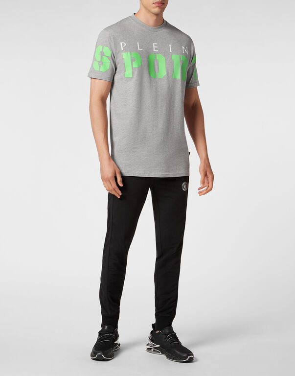 Plein Sport T-shirt Round Neck SS Grey