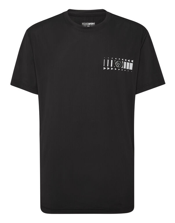 plein sport T-shirt Round Neck SS Racing black
