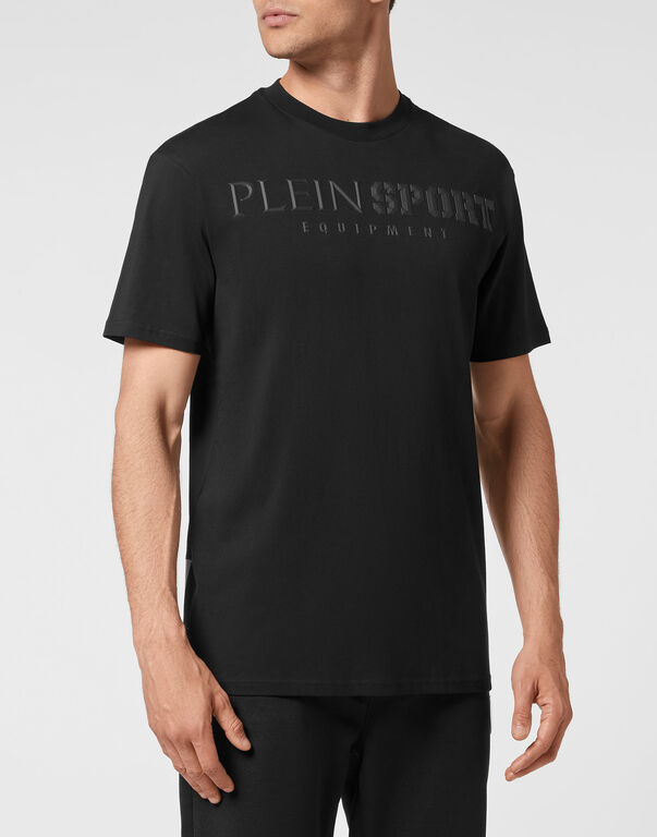 Plein Sport T-shirt Round Neck SS Statement Black