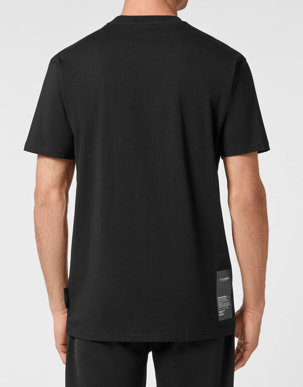 Plein Sport T-shirt Round Neck SS Statement Black