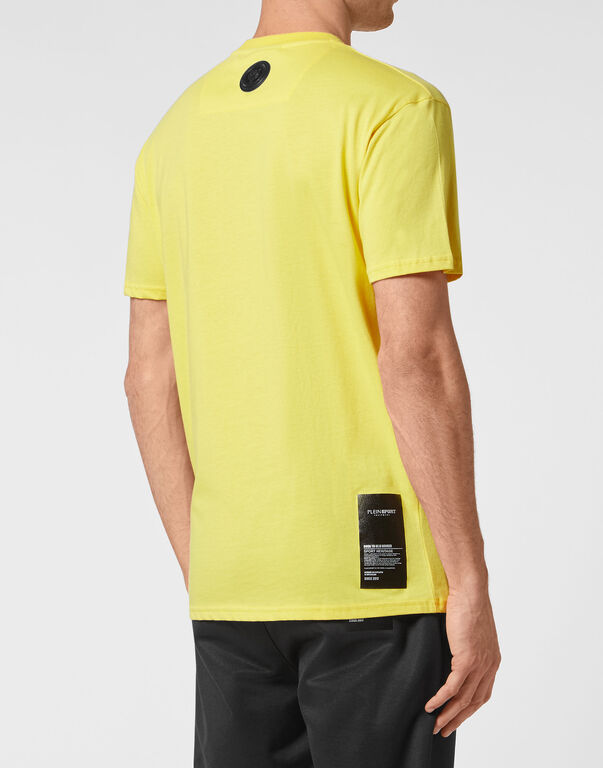 Plein Sport T-shirt Round Neck SS Statement Yellow