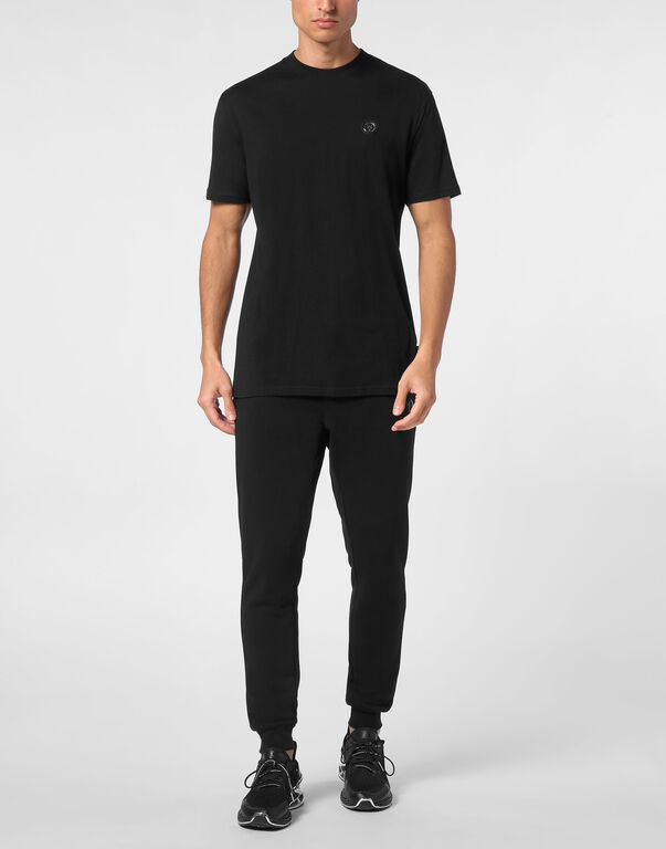 Plein Sport T-shirt Round Neck SS Tiger Black