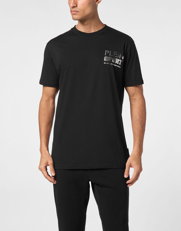 Plein Sport T-shirt Round Neck SS Tiger Black