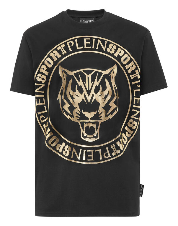 plein sport T-shirt Round Neck SS Tiger black / gold