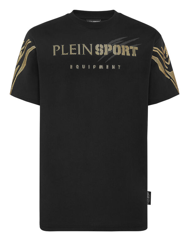plein sport T-shirt Round Neck SS Tiger black / gold