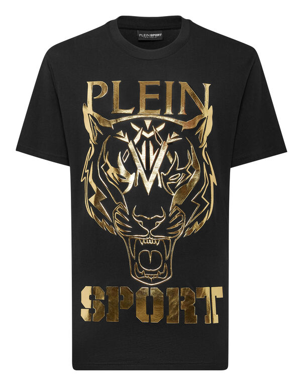 plein sport T-shirt Round Neck SS Tiger black / gold