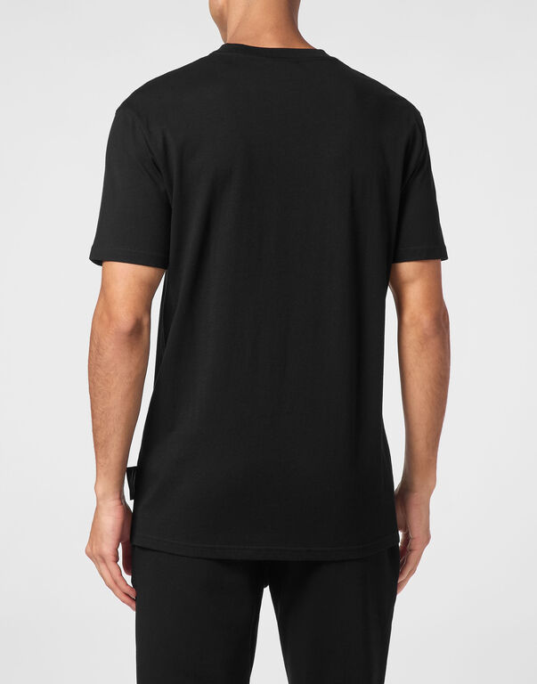 Plein Sport T-shirt Round Neck SS Tiger Black
