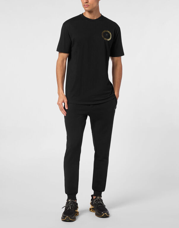 Plein Sport T-shirt Round Neck SS Tiger Black