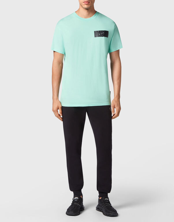 Plein Sport T-shirt Round Neck SS Tiger Mint Green