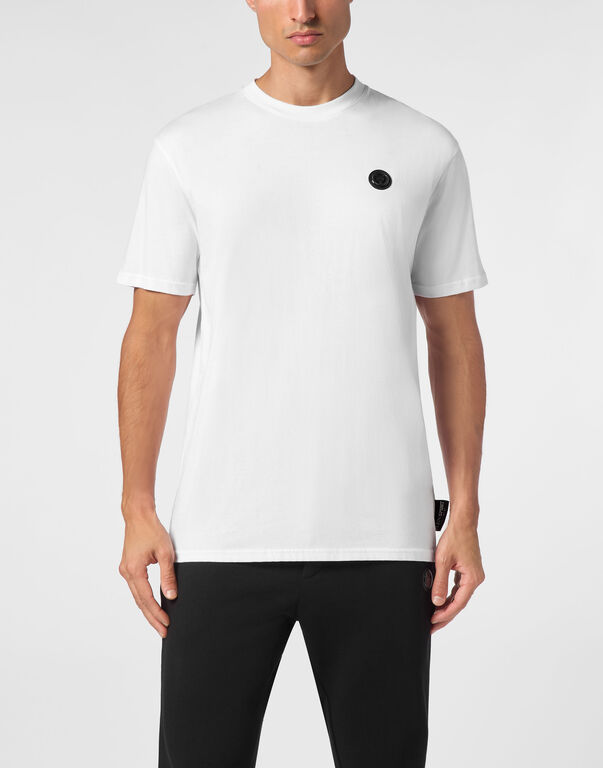 Plein Sport T-shirt Round Neck SS Tiger White