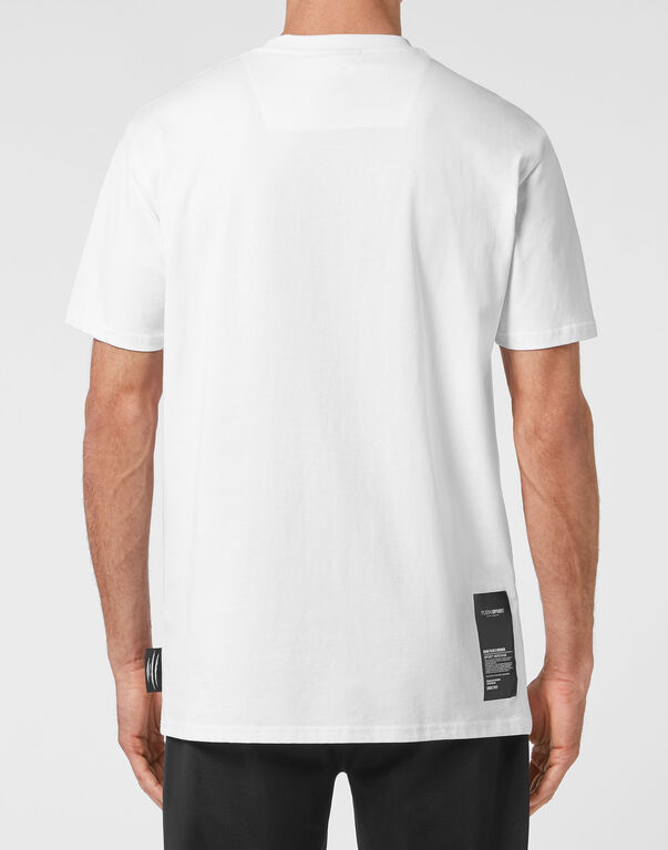 Plein Sport T-shirt Round Neck SS Tiger White