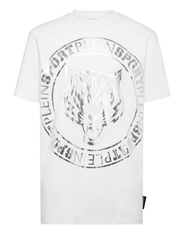 plein sport T-shirt Round Neck SS Tiger white