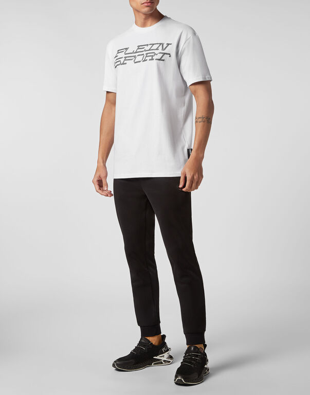 Plein Sport T-shirt Round Neck SS Tiger White