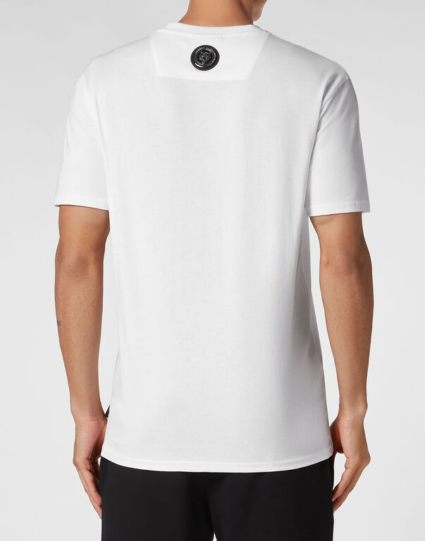 Plein Sport T-shirt Round Neck SS Tiger White