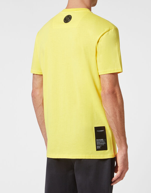 Plein Sport T-shirt Round Neck SS Tiger Yellow