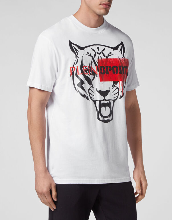 Plein Sport T-shirt Round Neck SS White
