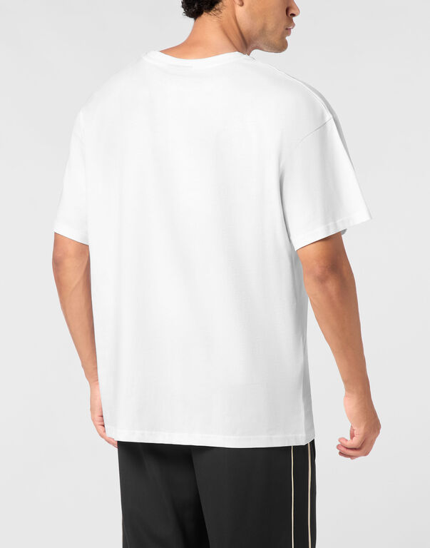 Plein Sport T-shirt Round Neck SS White