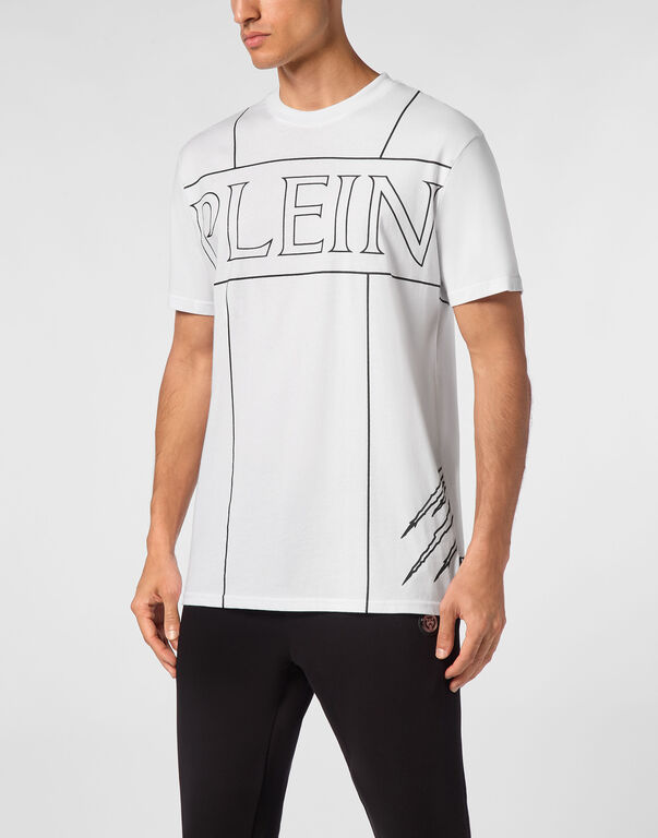 Plein Sport T-shirt Round Neck SS White