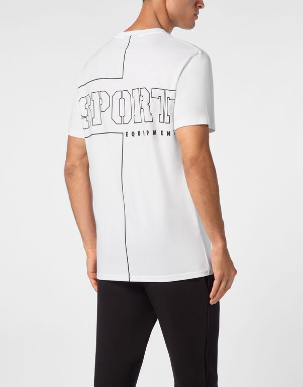 Plein Sport T-shirt Round Neck SS White